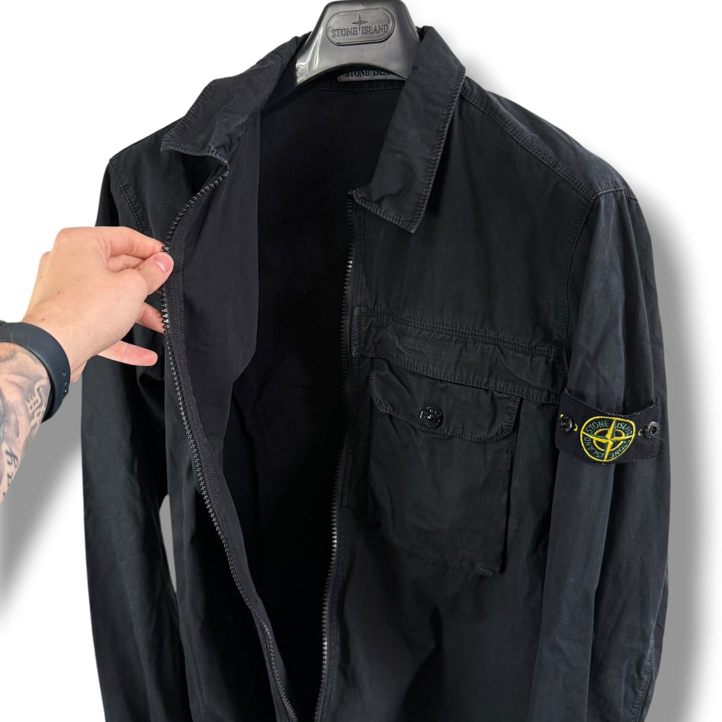 Stone Island Overshirt (L, 22.5”)