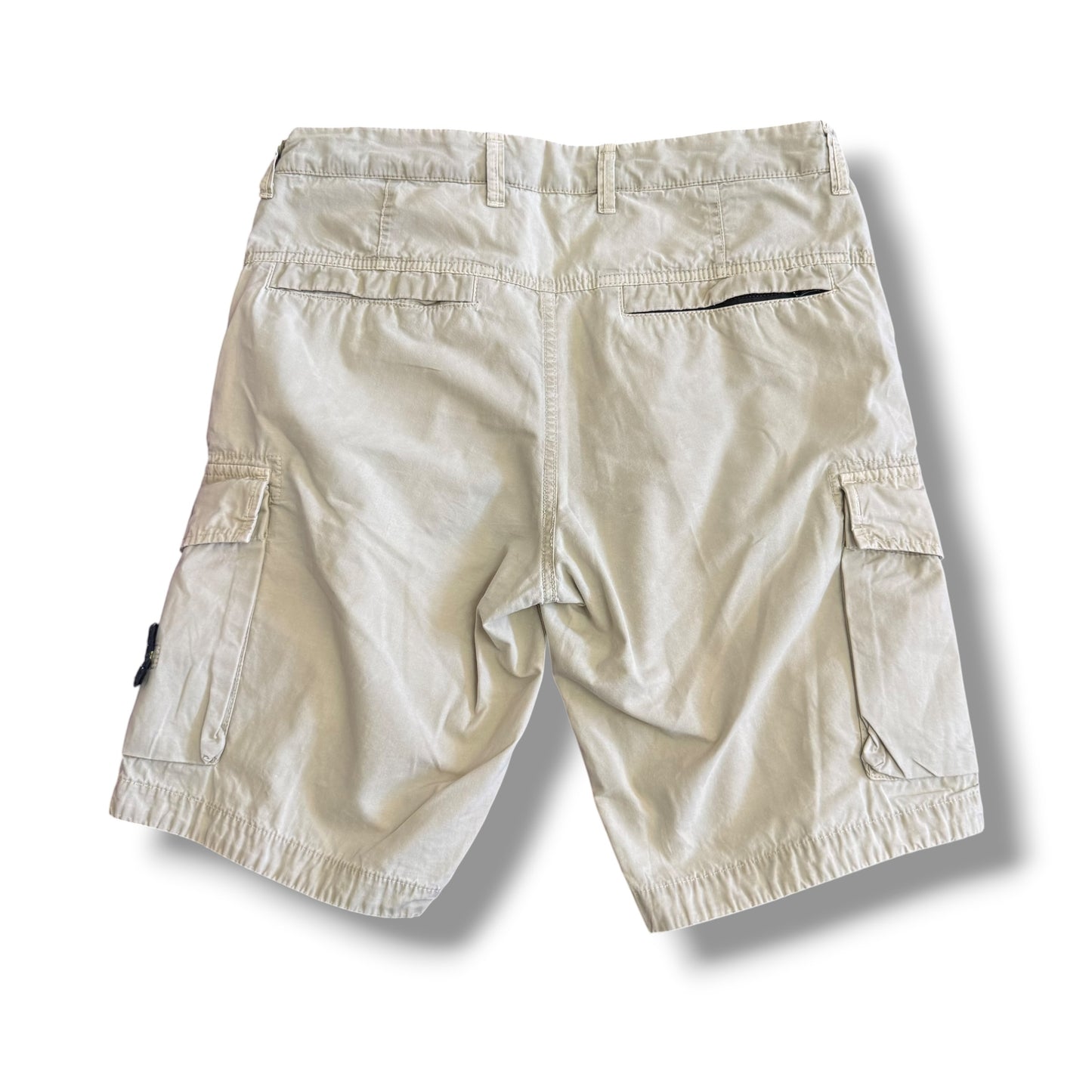 Stone Island Beige Cargo Shorts (32”)