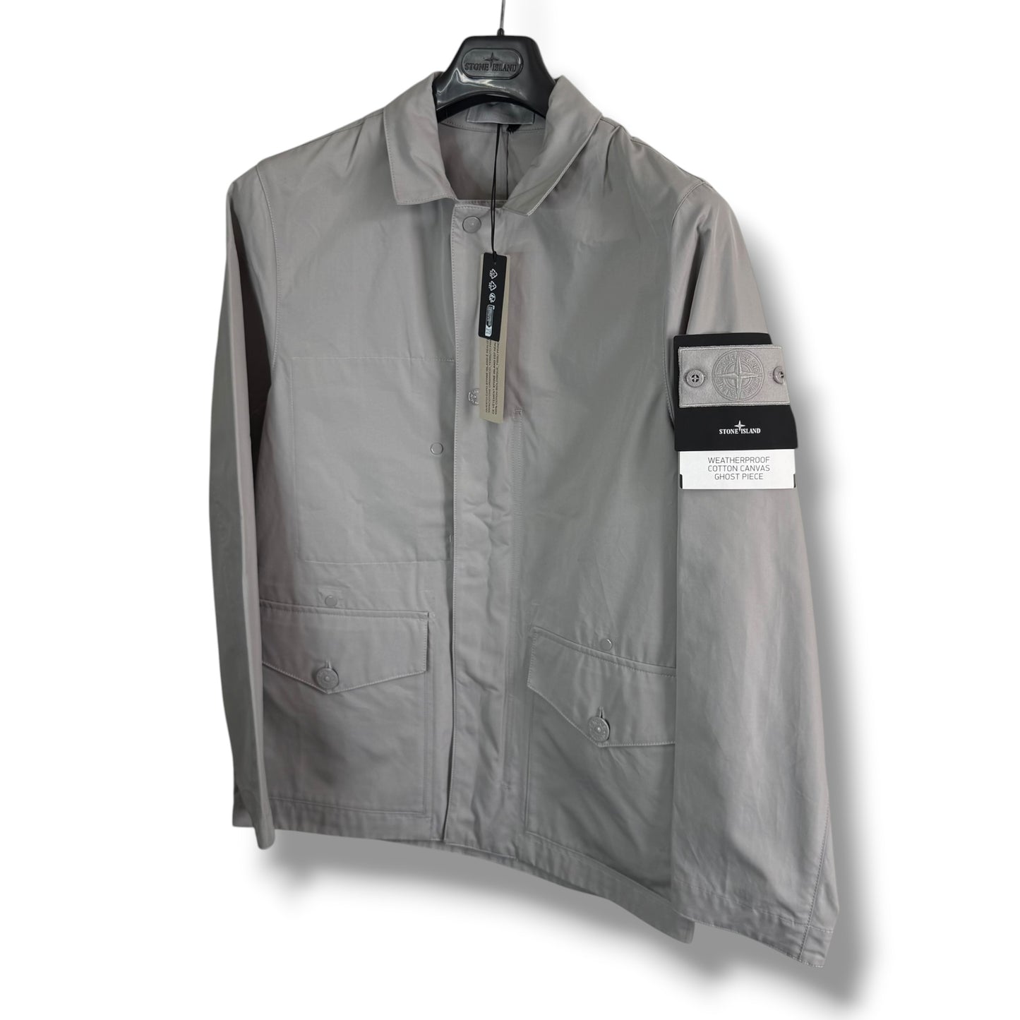 Stone Island Weatherproof Cotton Canvas Ghost Piece (S, 21”)