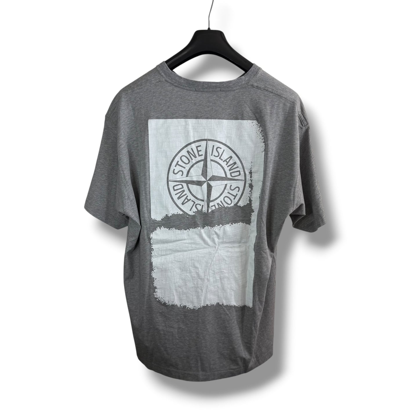 Stone Island T-shirt “the scratched paint one” (XXL, 25.5”)