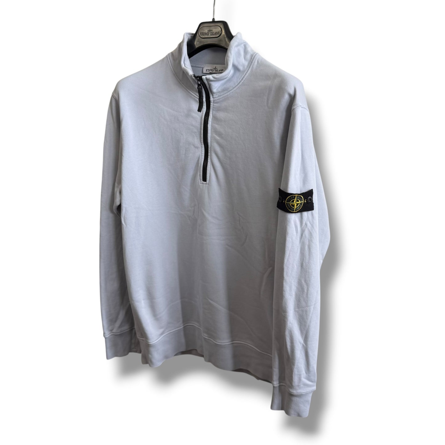 Stone Island 1/4 Zip Jumper (XXL, 26”)